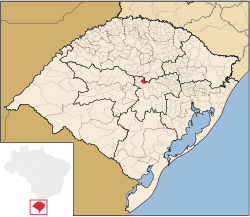 Localização de Segredo no Rio Grande do Sul