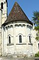 Abside de l'église de Chaumussay