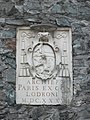 Town wall with Paris-Lodron Gedenktafel