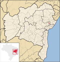 Irará – Mappa