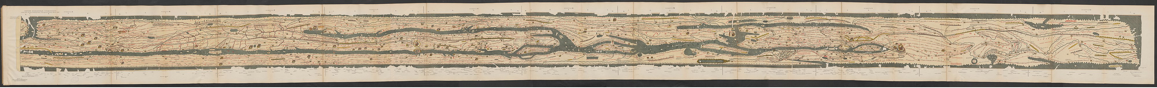 A Birodalom úthálózata, a teljes Tabula Peutingeriana, Iberiától Indiáig