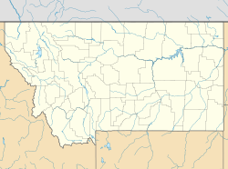 迈尔斯城 Miles City在Montana的位置