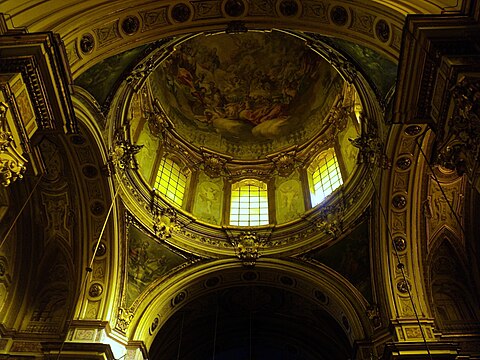 Coupole de Francesco de Mura dans l'église San Giuseppe dei Ruffi