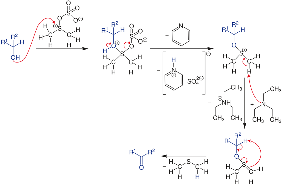 Parikh-Doering Oxidation Reaktionsmechanismus 3.svg