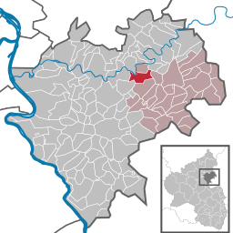 Läget för Bremberg i Rhein-Lahn-Kreis