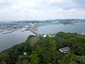 Looking towards Fujisawa from Enoshima Lighthouse