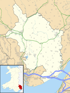 Glascoed is located in Monmouthshire