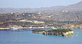 Image 5The islet of Leon, on the left, next to the larger islet of Souda, within Souda bay (from List of islands of Greece)