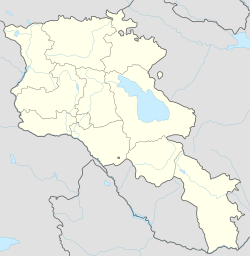 Vahagni trên bản đồ Armenia