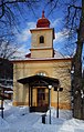 Small church in village