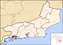 Localização de Mangaratiba no Rio de Janeiro