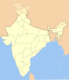 Map indicating the location of Gondia