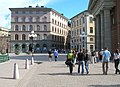 View from the bridge looking south towards the square Mynttorget.