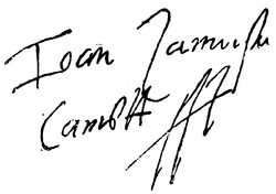 Jan Zamoyskis signatur