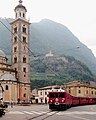 Treno che 'l corr in su la strada a Tiran