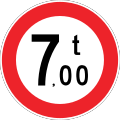 Weight limit