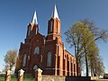 Tverečius Katholische Dreifaltigkeitskirche, erbaut 1906