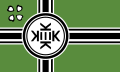 Flag of Kekistan, a fictional country created by 4chan members as a political meme and online movement