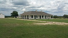 The restored headquarters building