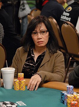 Tran tijdens de World Series of Poker 2007