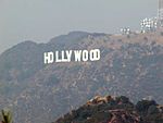 The Hollywood sign