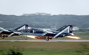 Blue Impulse Matsushiman lentotukikohdassa