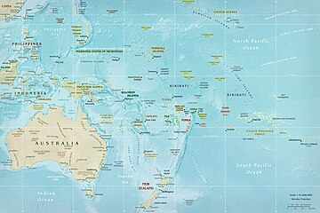 Gaderopaf liwot va patecteem ke Oceania is Pacifika welfa