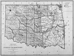 Mapa del Territorio Indio (1885)