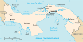 carte : Géographie du Panama