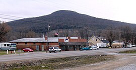 Crab Orchard, with Big Rock Mountain in the background