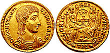 Solidus-Constantius Gallus-thessalonica RIC 149.jpg