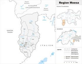 Localisation de Région de Moesa