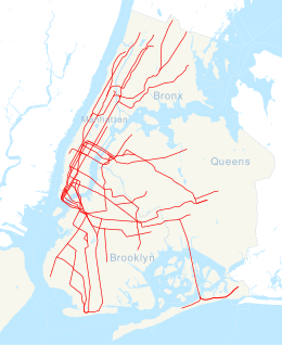 Halsey Street station (BMT Jamaica Line) is located in New York City Subway