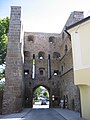 The Böhmertor at Freistadt from the inside, showing gun embrasures.