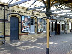 Station platform features