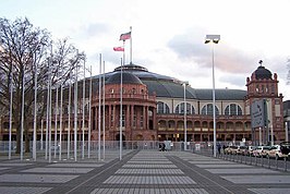 Een van de finale hallen. (Festhalle Frankfurt, Frankfurt am Main)