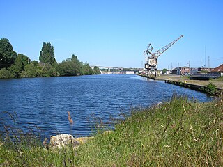 Der Kanal in Caen