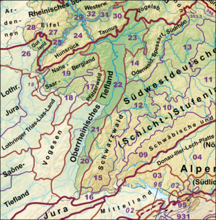 Saar-Nahe-Bergland (Westliches Schichtstufenland)