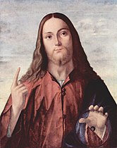 Vittore Carpaccio, Salvator Mundi (c. 1510), Isaac Delgado Museum of Art, New Orleans.[170]