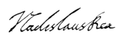 ووادیسواف چهارم واسا's signature