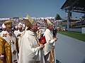 Odposlanec papeža Benedikta XVI. kardinal Bertone