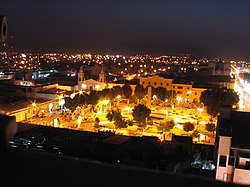 Main Square Garden at night