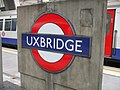 Roundel on platform 1