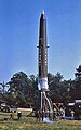 Redstone trainer missile practice firing exercise being conducted by US Army troops of Battery A, 1st Missile Battalion, 333rd Artillery, 40th Artillery Group (Redstone), Bad Kreuznach, Germany, August 1960