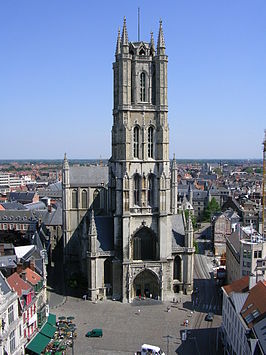 Sint-Baafskathedraal, westgevel