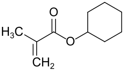 Chemische Struktur Cyclohexylmethacrylat