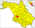 Collocatio finium Municipii in Provincia Salernitana.