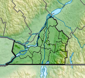 Voir sur la carte administrative de Montérégie