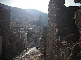 Calle Constitución in Real de Catorce