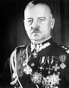 gen. Władysław Sikorski – premier Rządu na Uchodźstwie, urzędującego od XII 1939 do VI 1940 w Angers